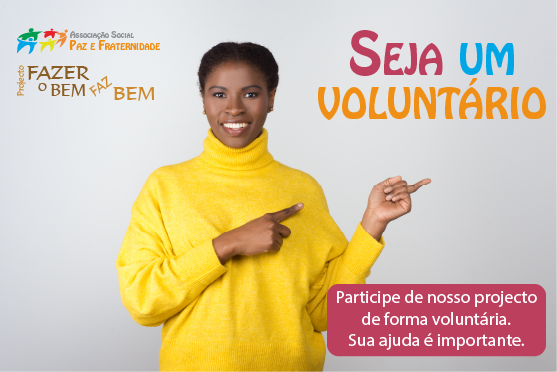 Seja um voluntário